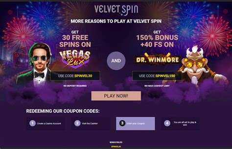 velvet spins free chip no deposit|Velvet Spin No Deposit Bonus .